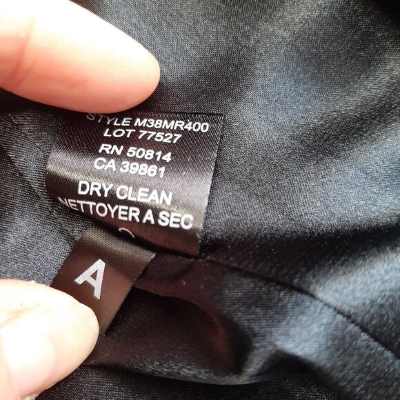 Tahari Women's Navy Blue Belted Midi Trench Coat Size M - Picture 3 of 11